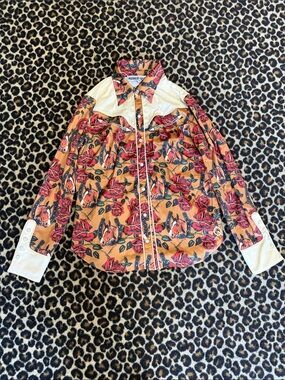 Rodeo Couture Floral Button Up